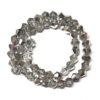 Bicone 5mm Silver Plated 180555