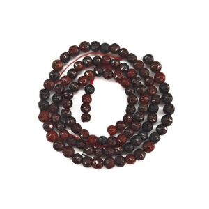 Faceted Bloodstone 4mm Beads