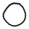 Faceted Bicone Opaque Black 6x6mm Beads 180597