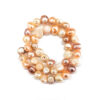 Pearl Two Side Polished Mixed Color Beads
