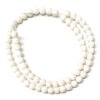 White Lava Stone 6mm Beads