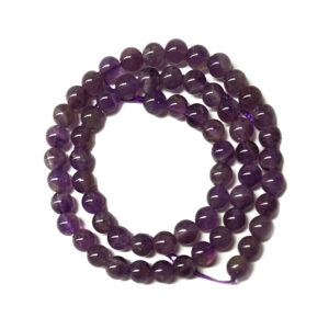Amethyst B-Grade 6mm Beads