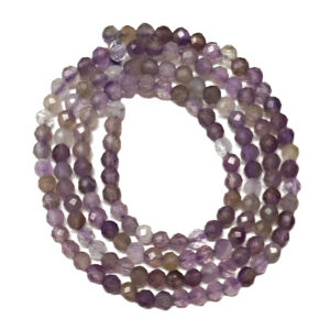 Faceted Amethyst 3mm Beads