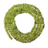 Faceted Peridot 2.5mm Beads