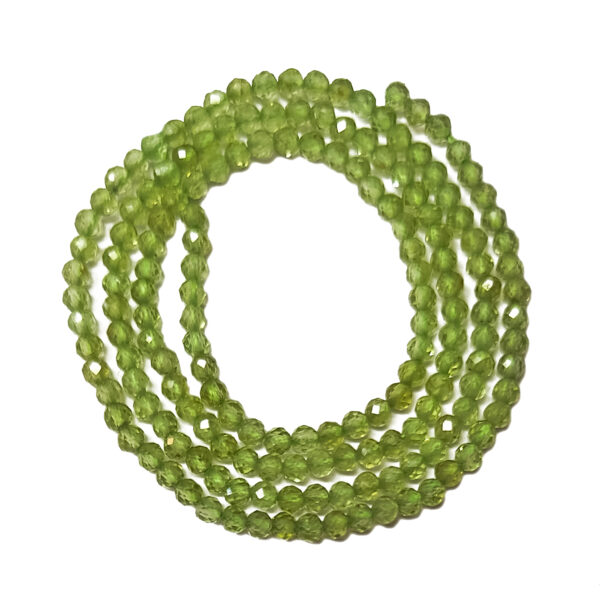 Faceted Peridot 2.5mm Beads 241793 Faceted Peridot 2.5mm Beads
