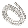 Faceted Synthetic Crystal Quartz 8mm Beads