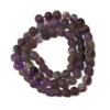 Frosted Amethyst 6mm Beads 240451 Frosted Amethyst 6mm Beads