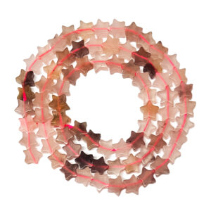 Mixed Quarts 5.5-6mm Star Beads