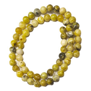 Yellow Turquoise 6mm Beads