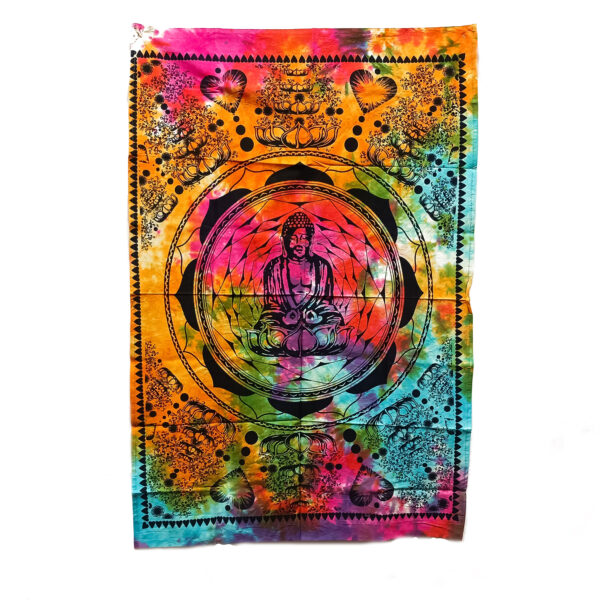 Buddha On Lotus Poster