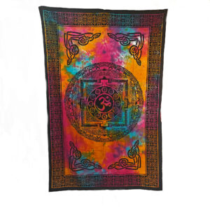 Chakras On Om Single Tie Dye