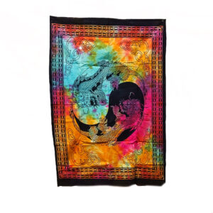 Dragon Yin Yang Tapestry Poster