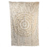 Elephant Mandala Foil White Single