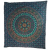 Elephant Parade Medallion Double Tapestry Brown Teal