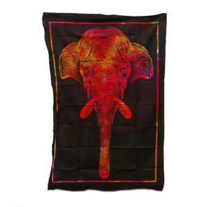 Elephant Tapestry Poster