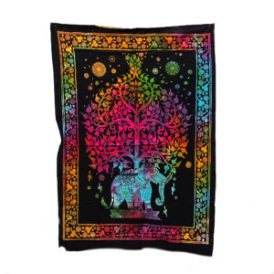 Elephant Tree Of Life Tapestry Poster
