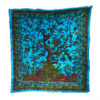 Fancy Forest Scene Double Blue