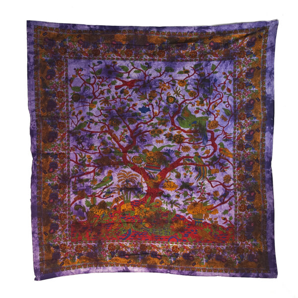 Fancy Forest Scene Double Purple