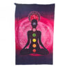 Lotus Pose with Chakras Pink Single