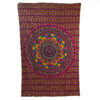 Mandala With Diamonds Purple Yellow Single