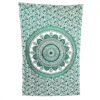Mandala With Gradient Green Single