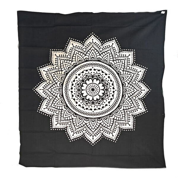Simple Mandala Double BW