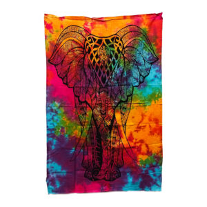 Stylized Elephant Tapestry Poster