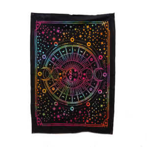 Sun and Moon Phases Tapestry Poster