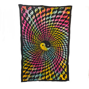 Yin Yang Psychedelic Tapestry Single