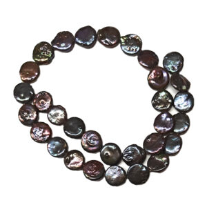 Black Pearl Flat Beads