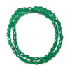 Faceted Oval 6x4mm Electroplate AB Light Sea Green 180116