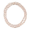 Faceted Oval 6x4mm Electroplate AB Pink 180119