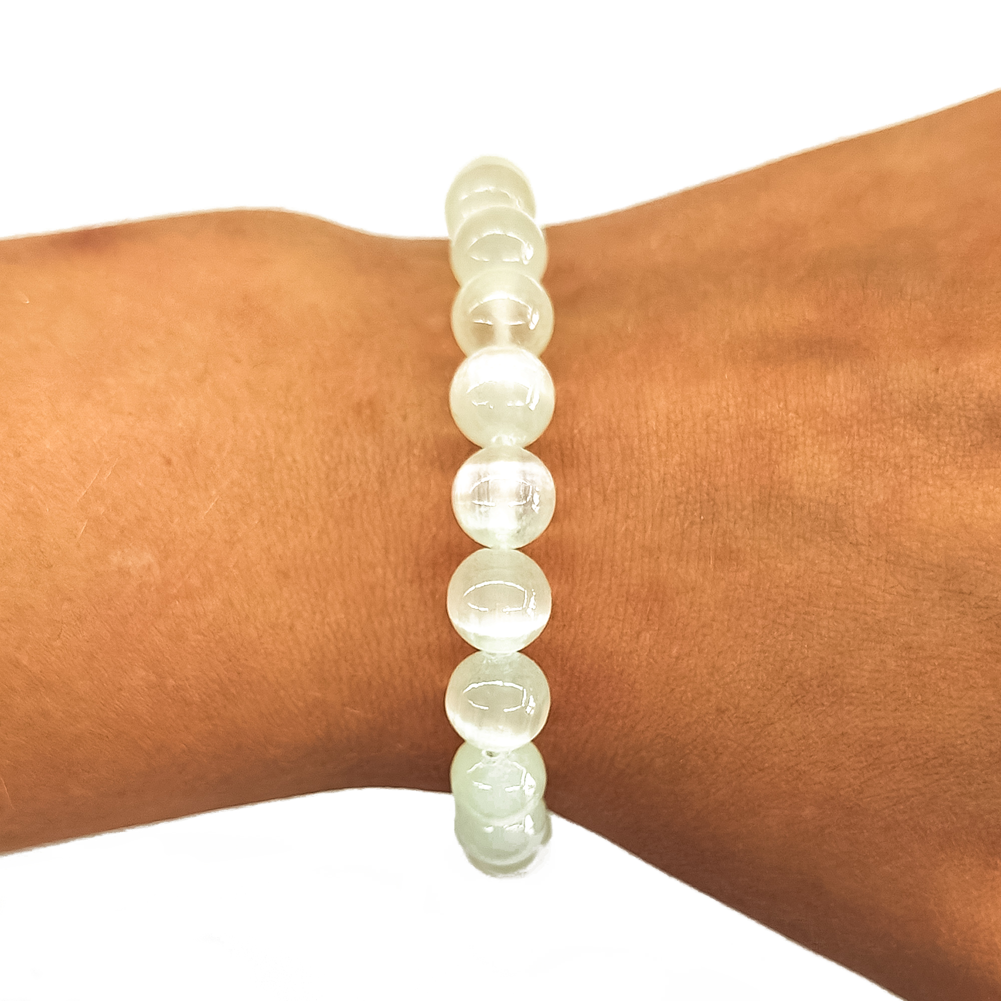 Selenite 8mm Bracelet 71034 2