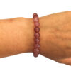 Strawberry Quartz 8mm Bracelet 71003 2 Strawberry Quartz 8mm Bracelet 71003 2