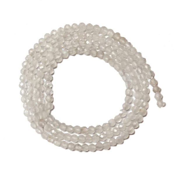 Faceted Moonstone 3mm Beads