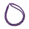Rondelle Electroplated AB Purple 3x2mm Beads 180620