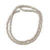 Rondelle Opaque Gainsboro (Light Grey) 3x2mm Beads 180626