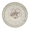 Brass rhinestone spacer beads 12mm 240156
