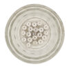 Brass rhinestone spacer beads 7mm 240158