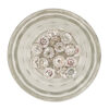 Rhinestone Spacer Beads 10mm Brass- Silver Colour 20Pcs 180339