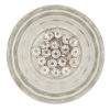 Rhinestone Spacer Beads 8mm Brass – Silver 240157