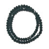 Rondelle Opaque Dark Green 6x5mm 180135
