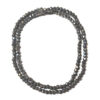 Rondelle Opaque Electroplated Dark Grey 3x2mm 180138