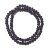 Rondelle Transparent Medium Purple 6x5mm 180131