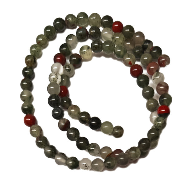 African Bloodstone 4mm Beads