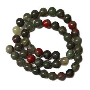 Bloodstone 8.5mm Beads