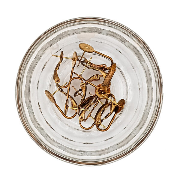 Brass Fingernail Earring Posts 10 Pack 180873