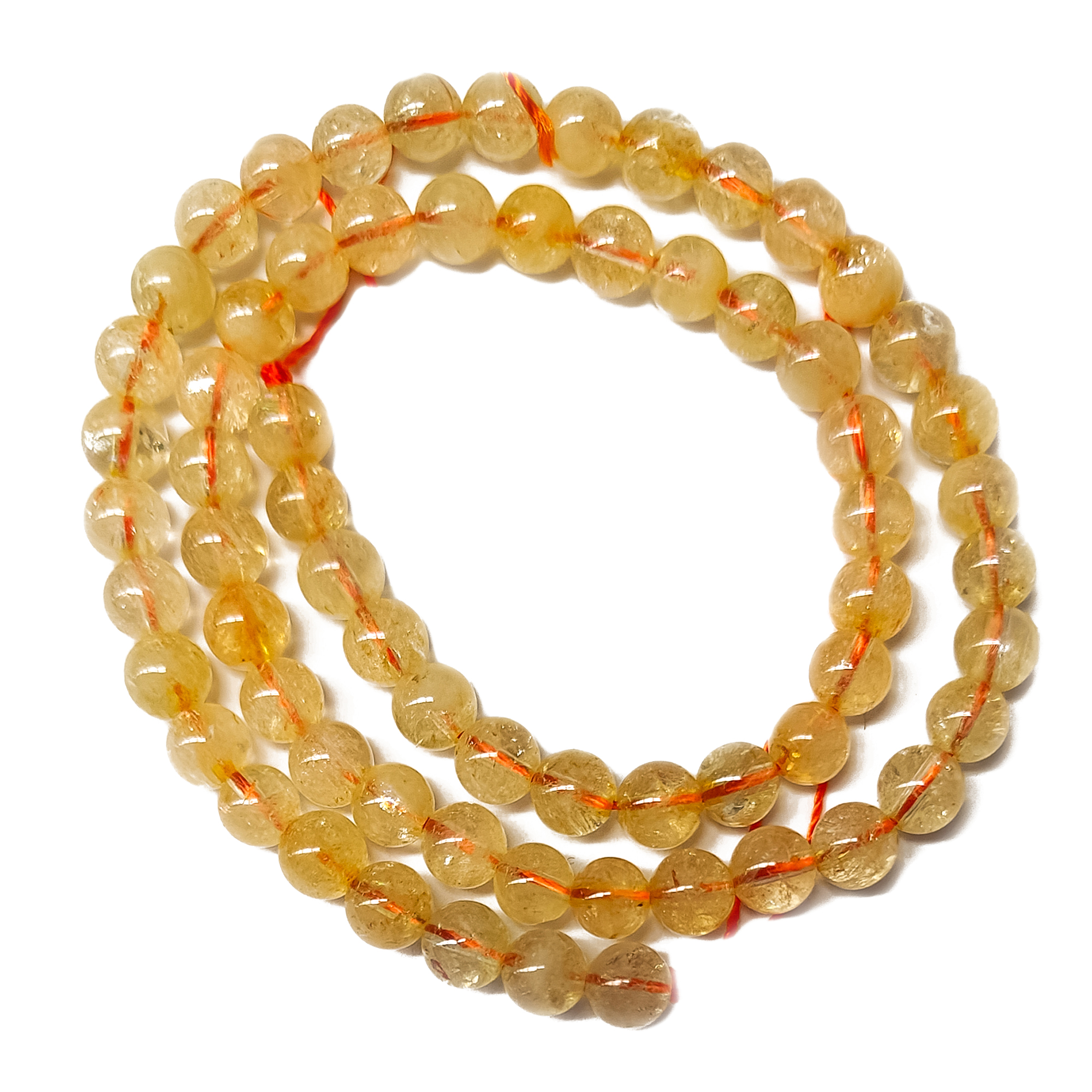 Citrine 6mm Beads 241896 Citrine 6mm Beads