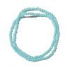 Cyan 3x2mm Opaque Faceted Rondelle Beads 180699