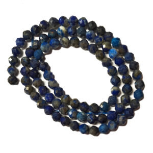 Faceted Lapis Lazuli 4mm Beads